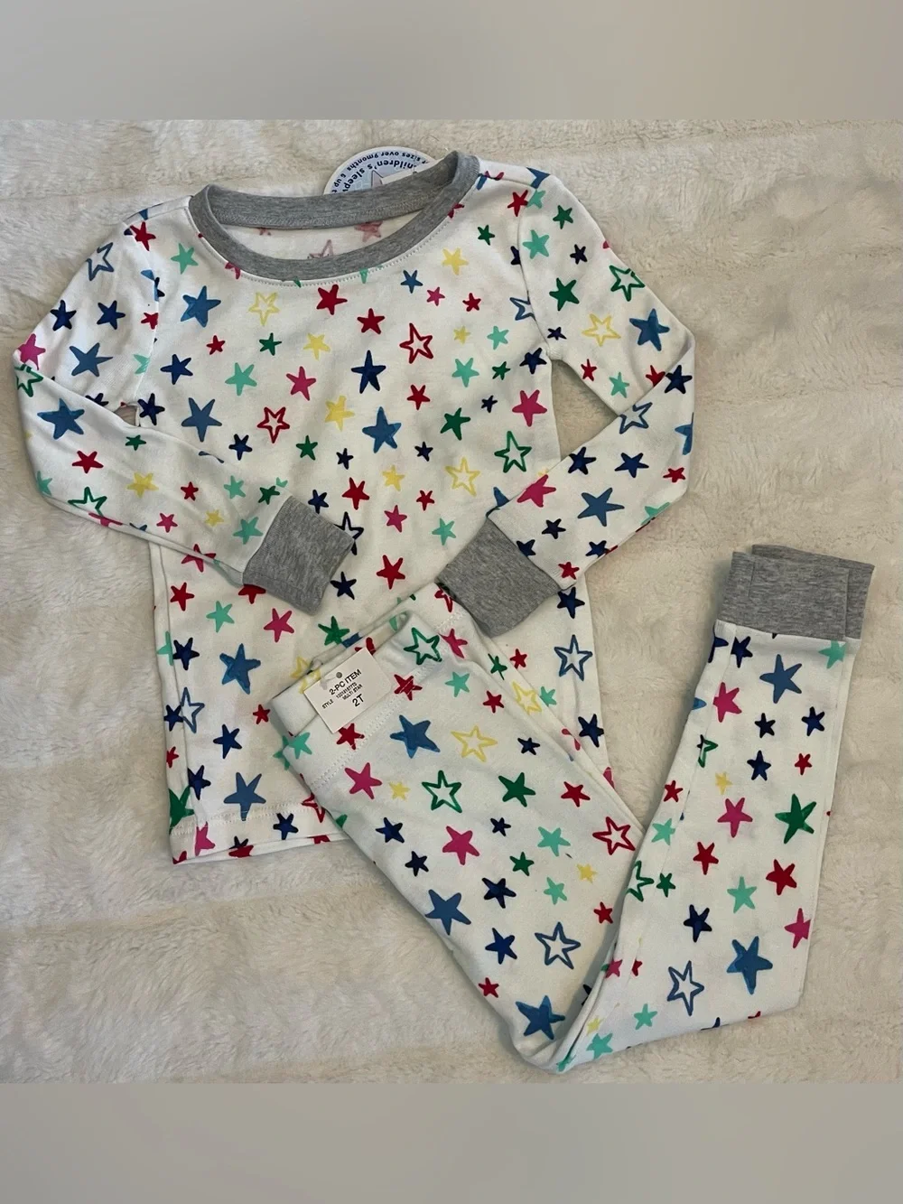 Holiday Lane Toddler Star Cotton Snug Fit Matching Family Pajamas Set boy/girl